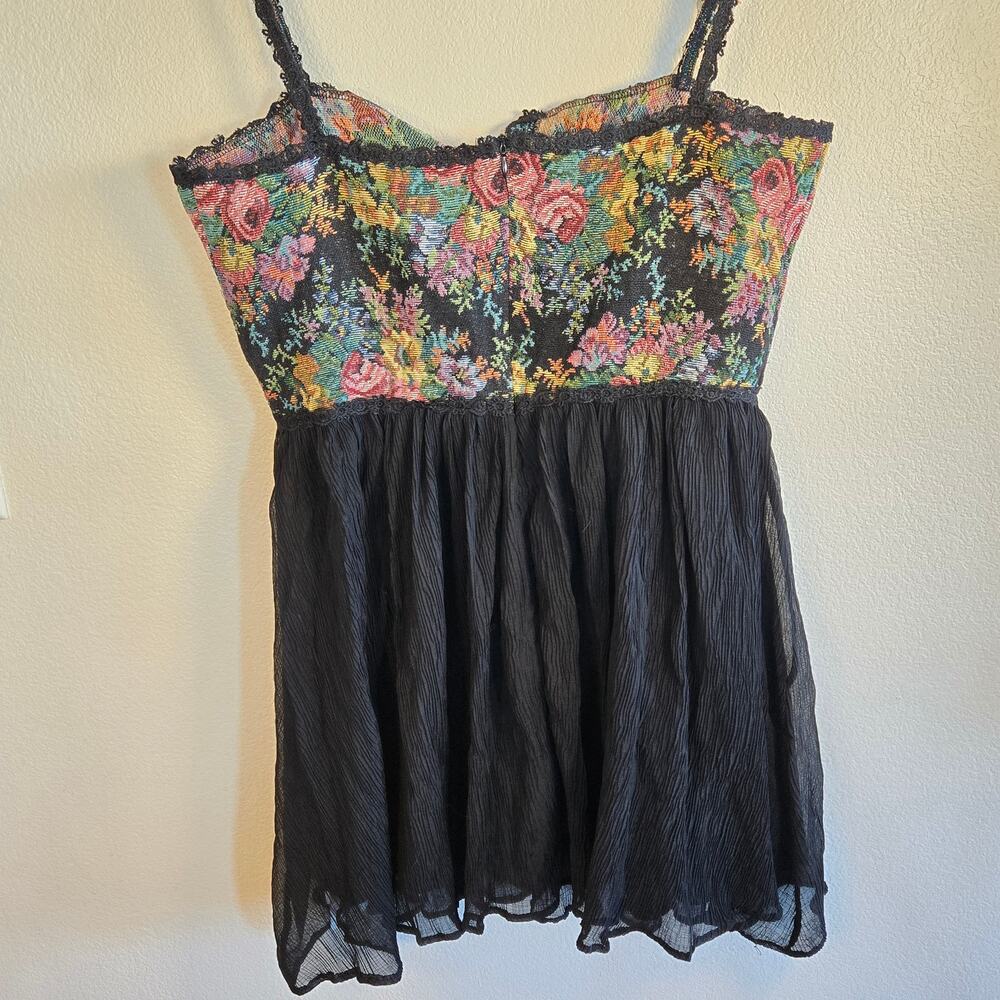 Size L – Cider floral brocade corset mini dress NWT - Picture 5 of 5